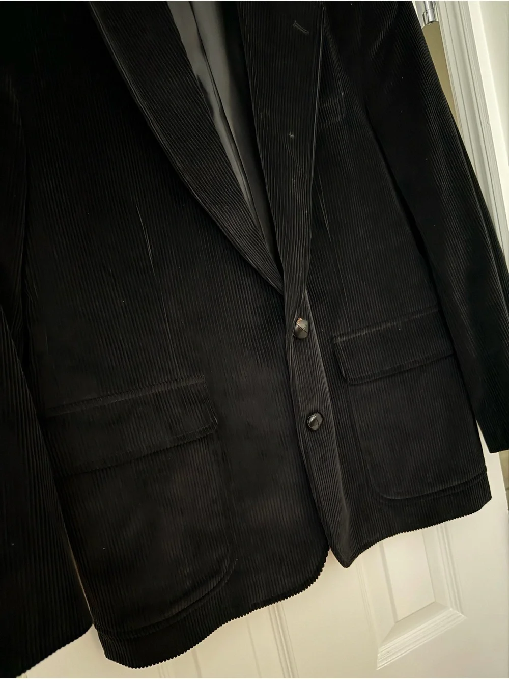 David Taylor Black Corduroy Sport Coat